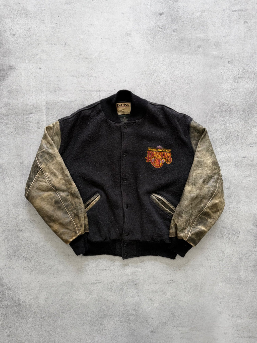 Vintage DeLONG Washington Redskins Varsity Jacket - L