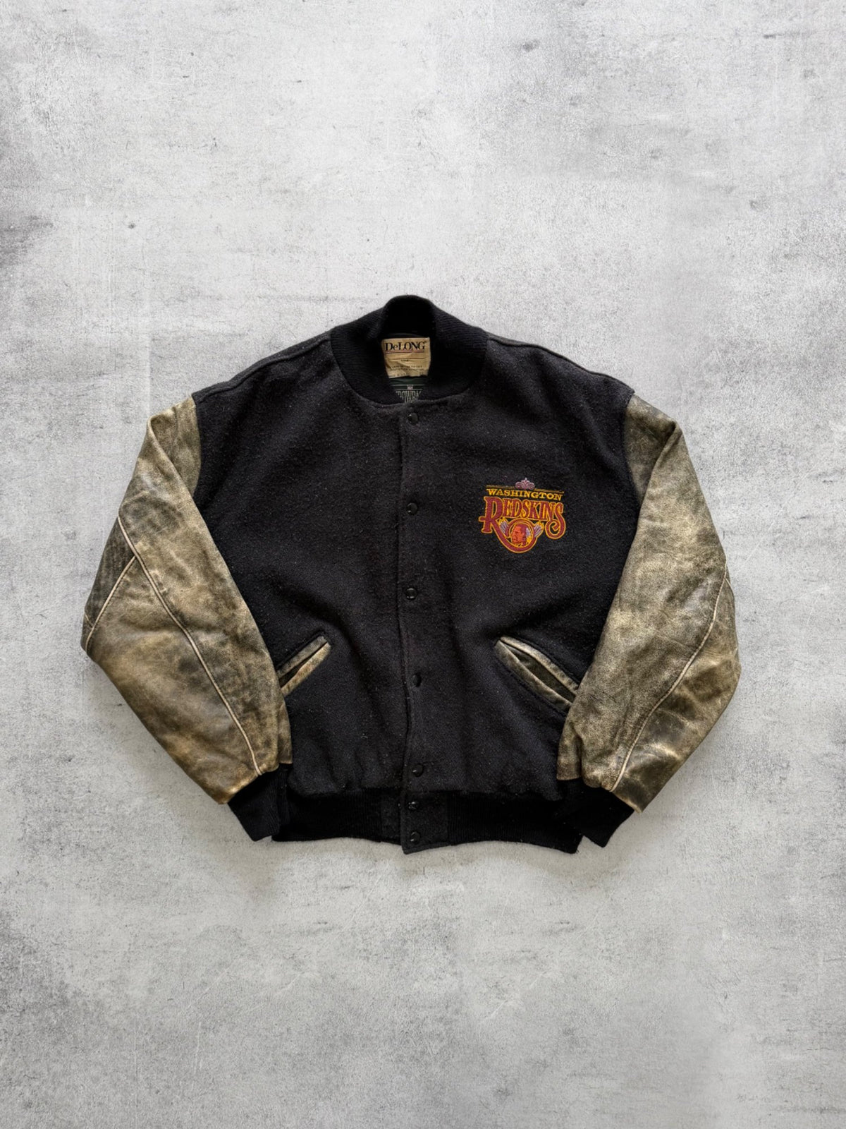 Vintage DeLONG Washington Redskins Varsity Jacket - L
