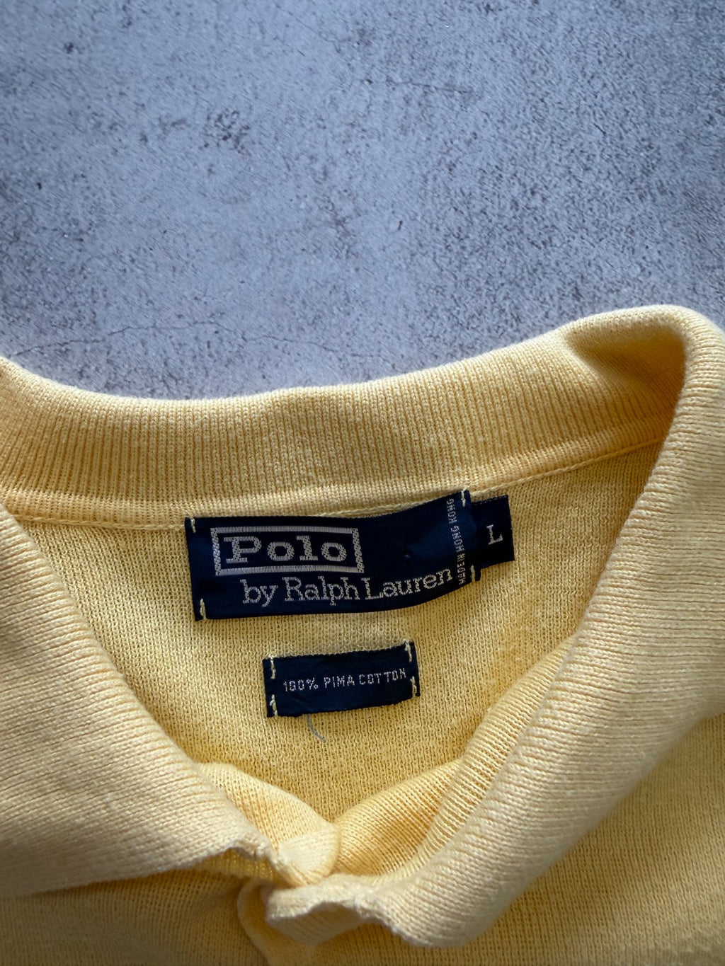 Yellow Ralph Lauren Polo Knitwear Sweater - L