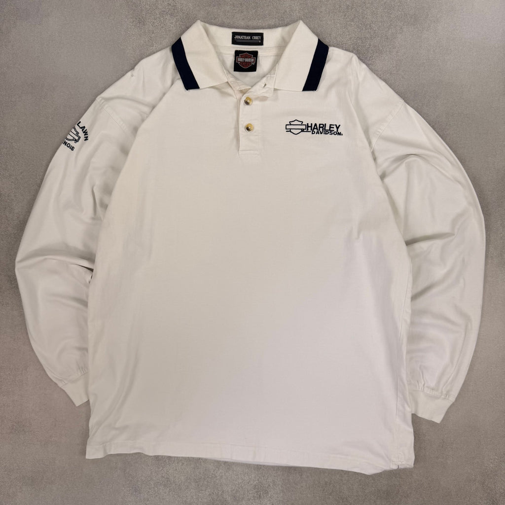 Harley Davidson Long Sleeve Polo - L