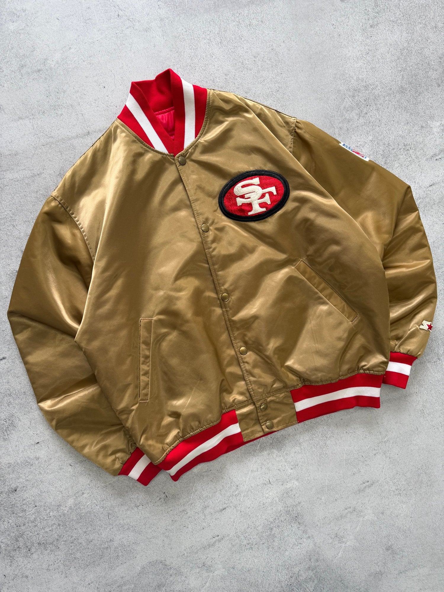 Vintage Starter NFL 49ers Varsity Jacket - L