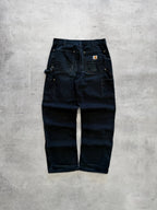 Carhartt Black Double Knee Workwear Pants - W32