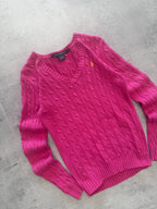 Women's Ralph Lauren Knitwear V-Neck Sweater - S