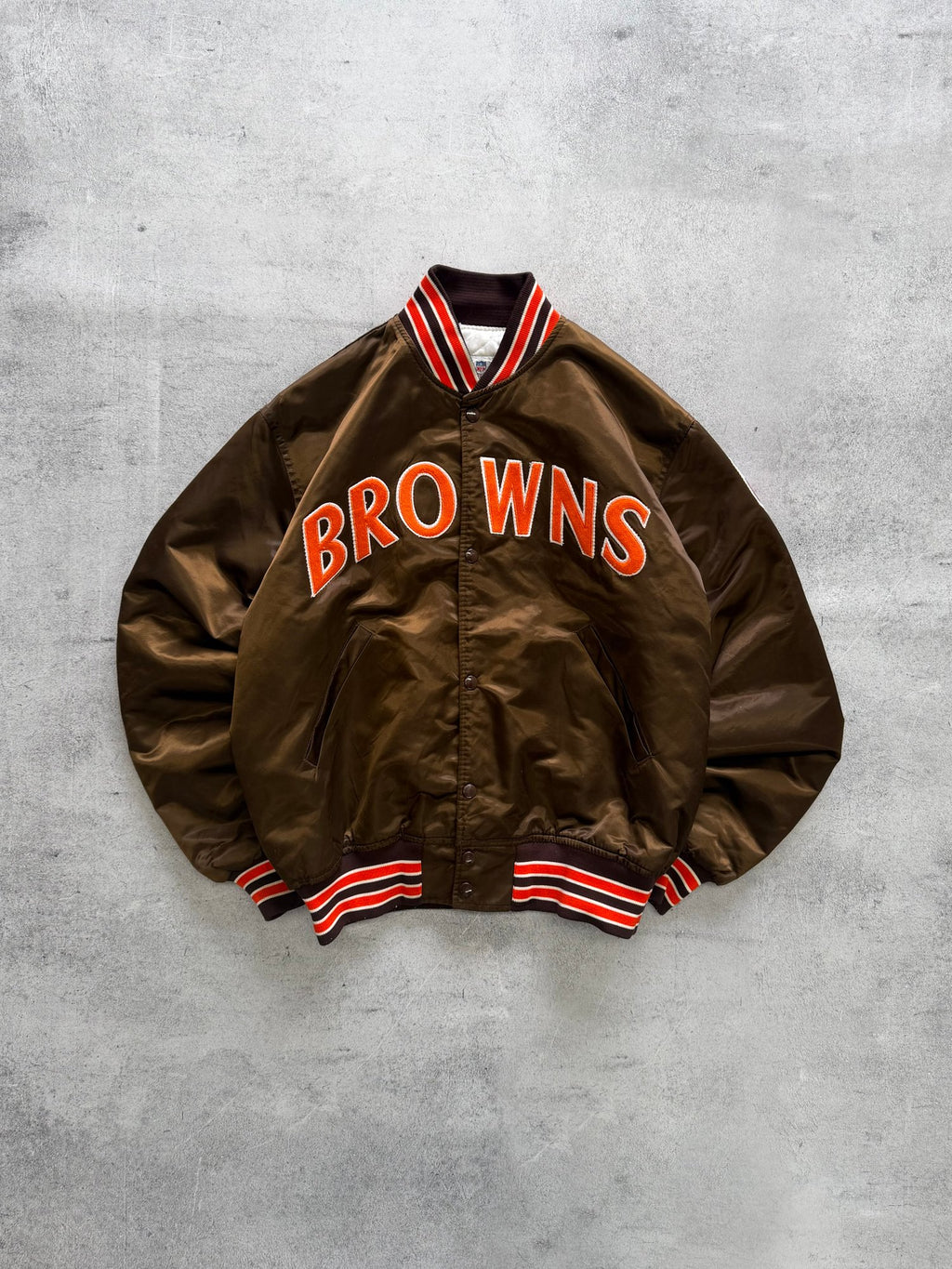 Vintage Starter Pro Line Browns NFL Varsity Jacket - L