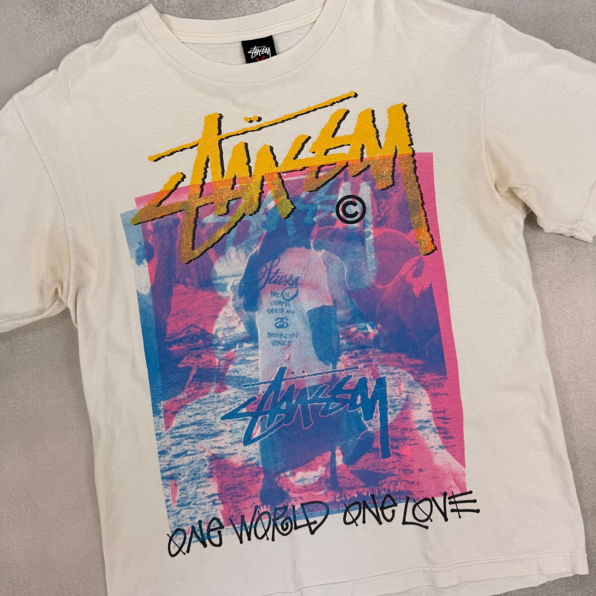 Stussy Graphic T-Shirt - M