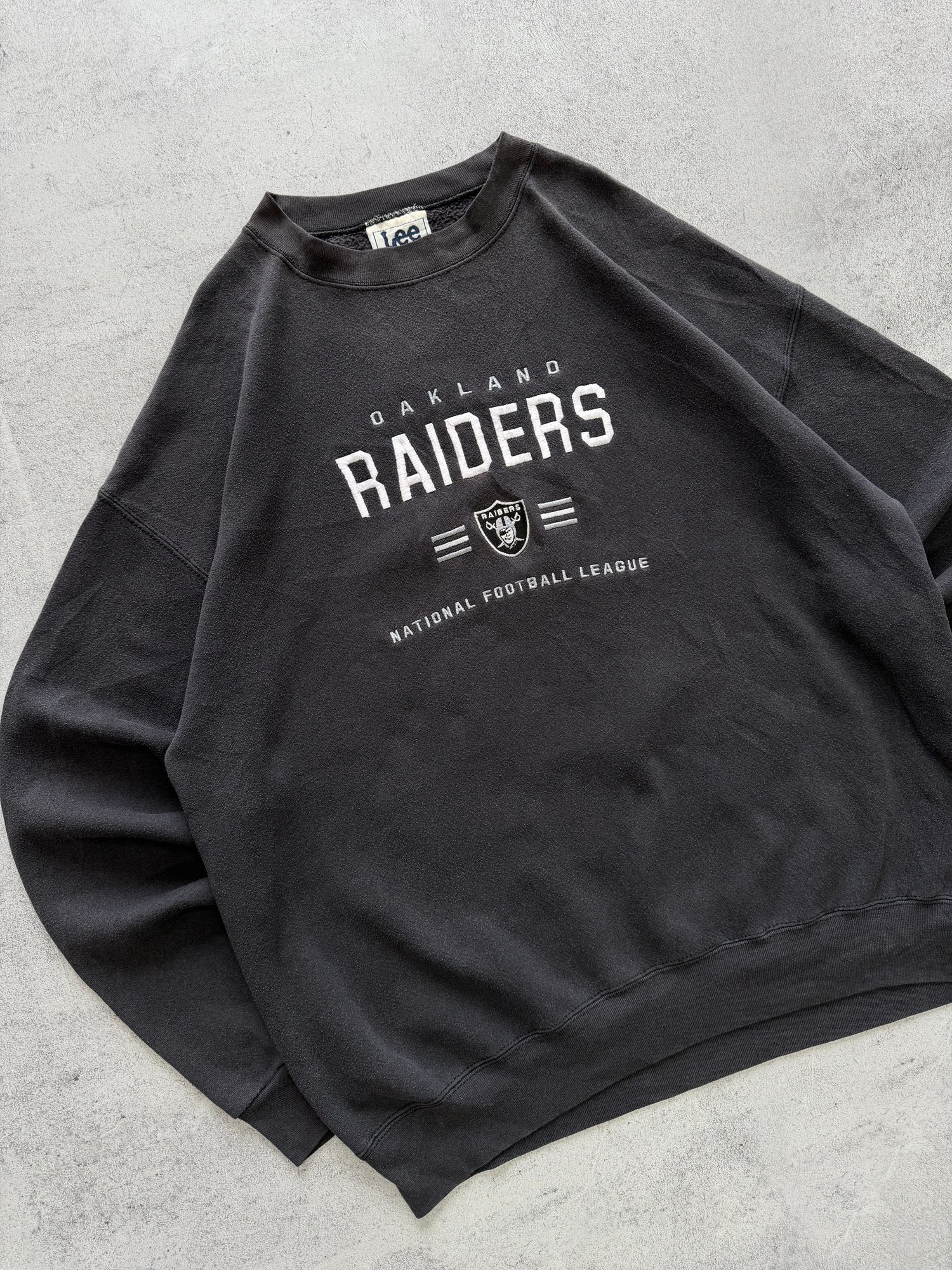 Vintage Lee Oakland Raiders NFL Sweatshirt - XL | Restated Vintage