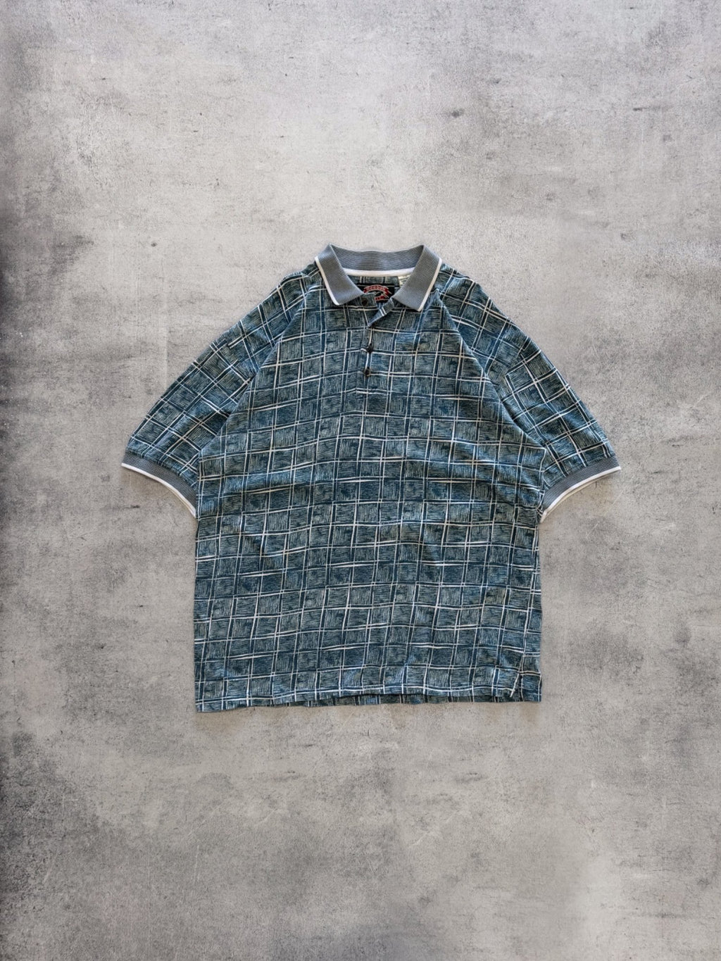 Reebok Golf Checkered Polo - L