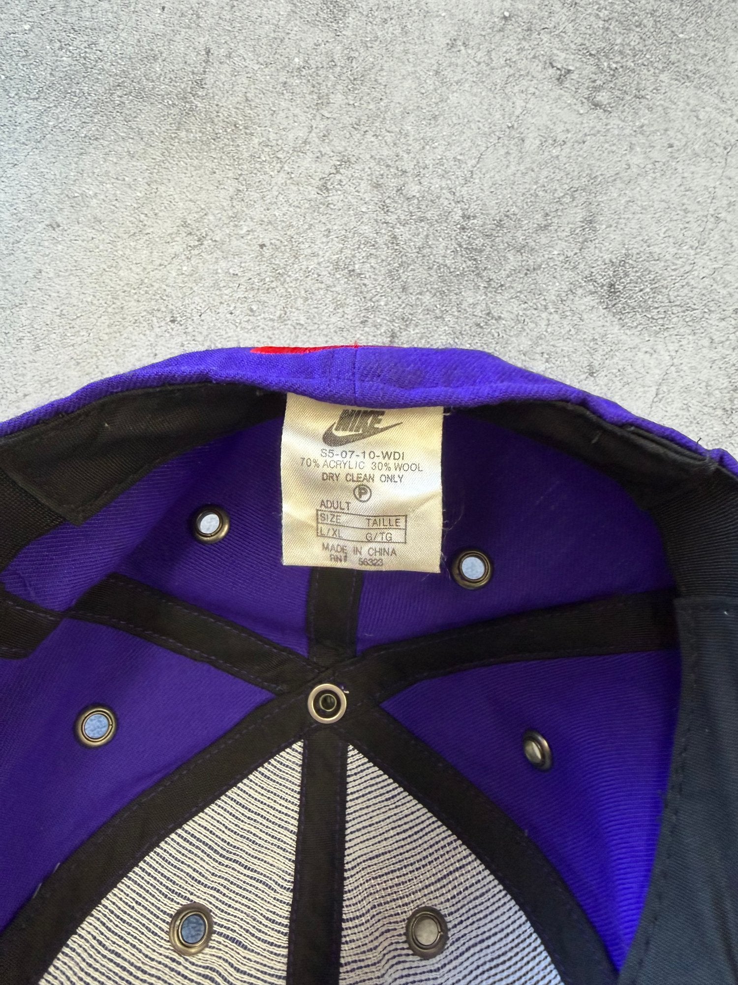 Vintage Purple Nike Logo Cap
