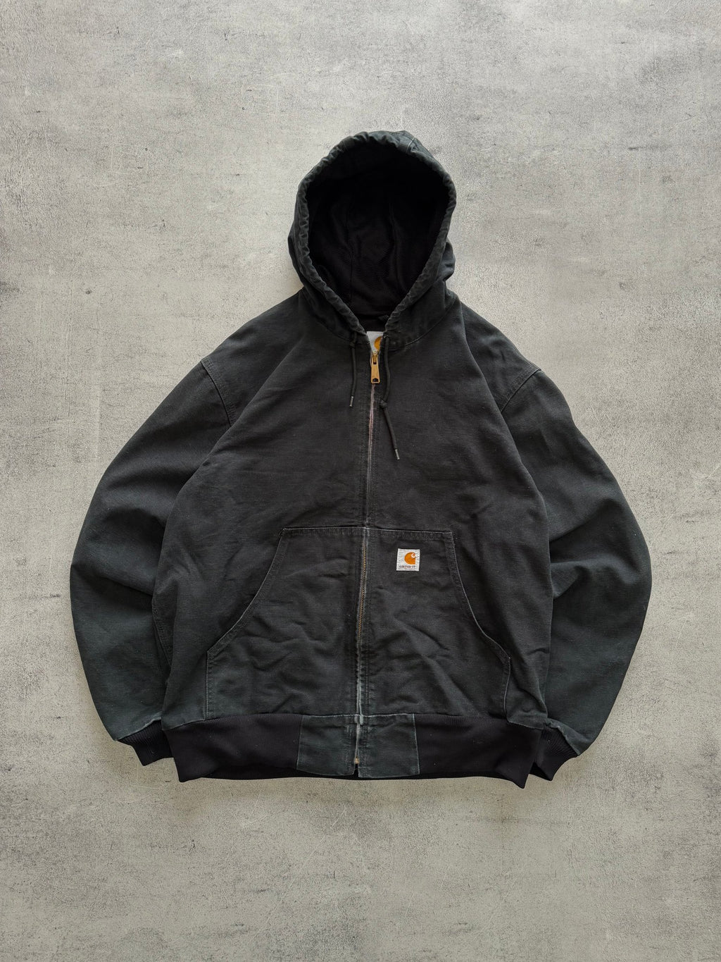 Carhartt Black Hooded Jacket - L