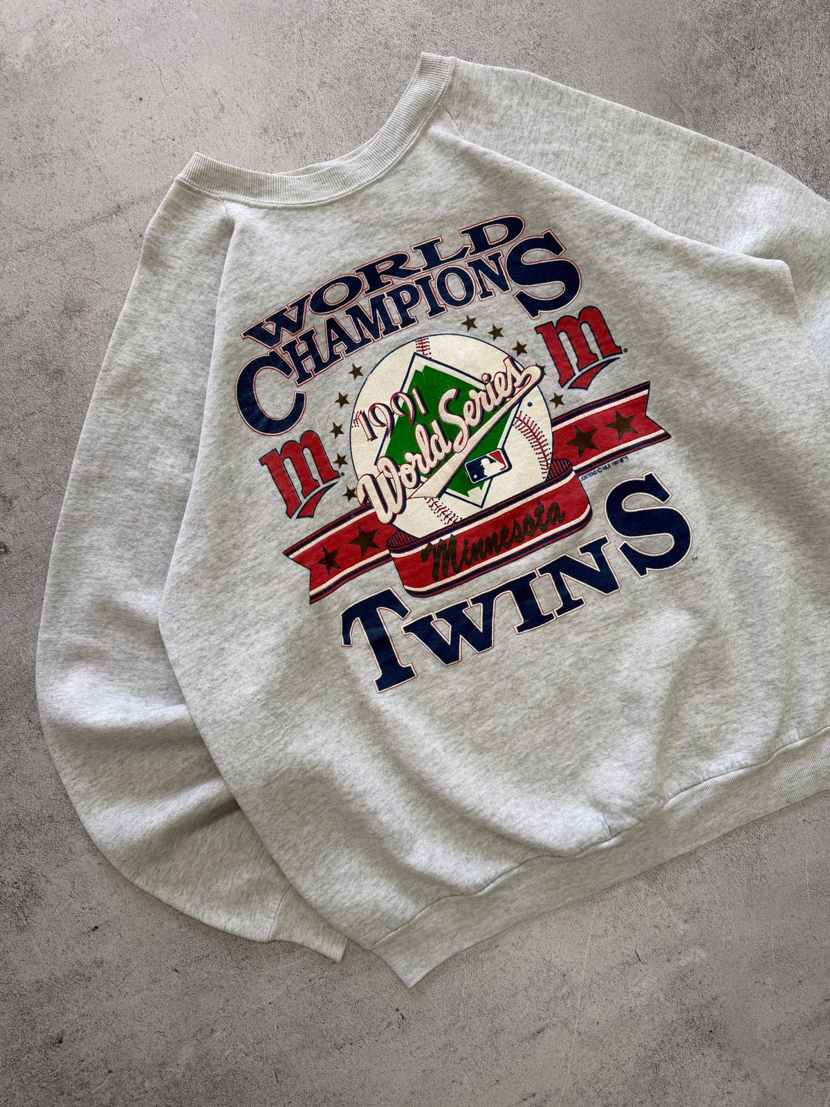 Vintage Minnesota Twins World Series 1991 Sweatshirt - L