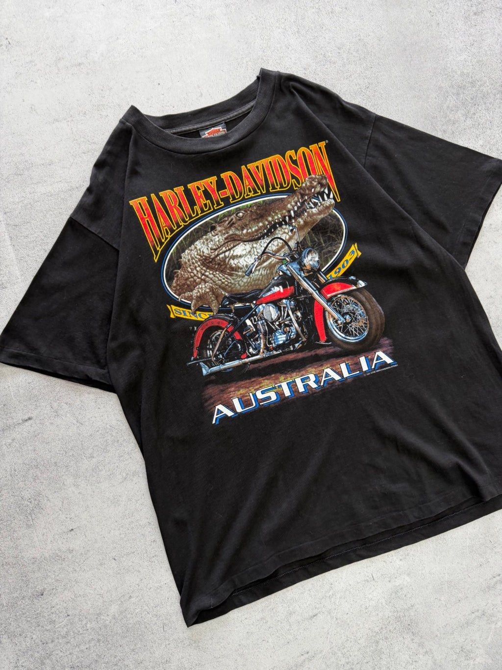 Harley Davidson 1991 Australia T-Shirt - L