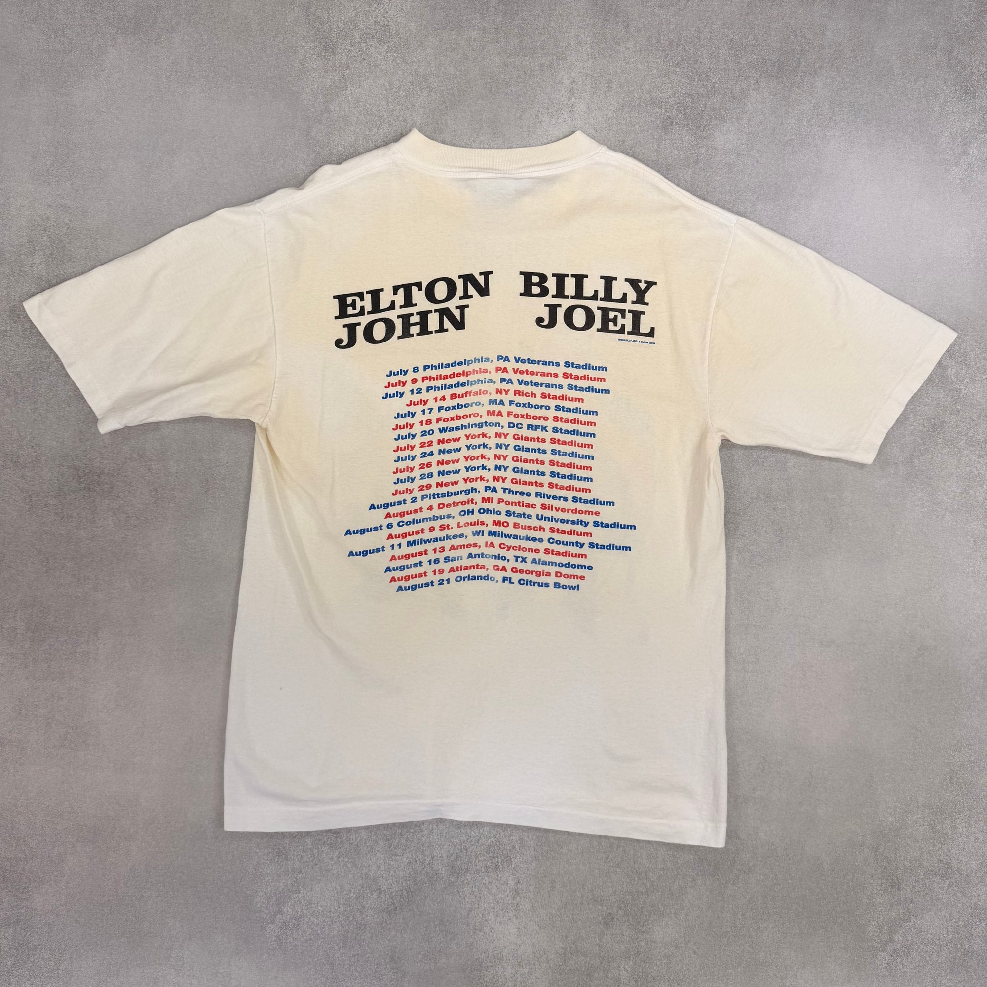 Elton John Billy Joel T-Shirt - L