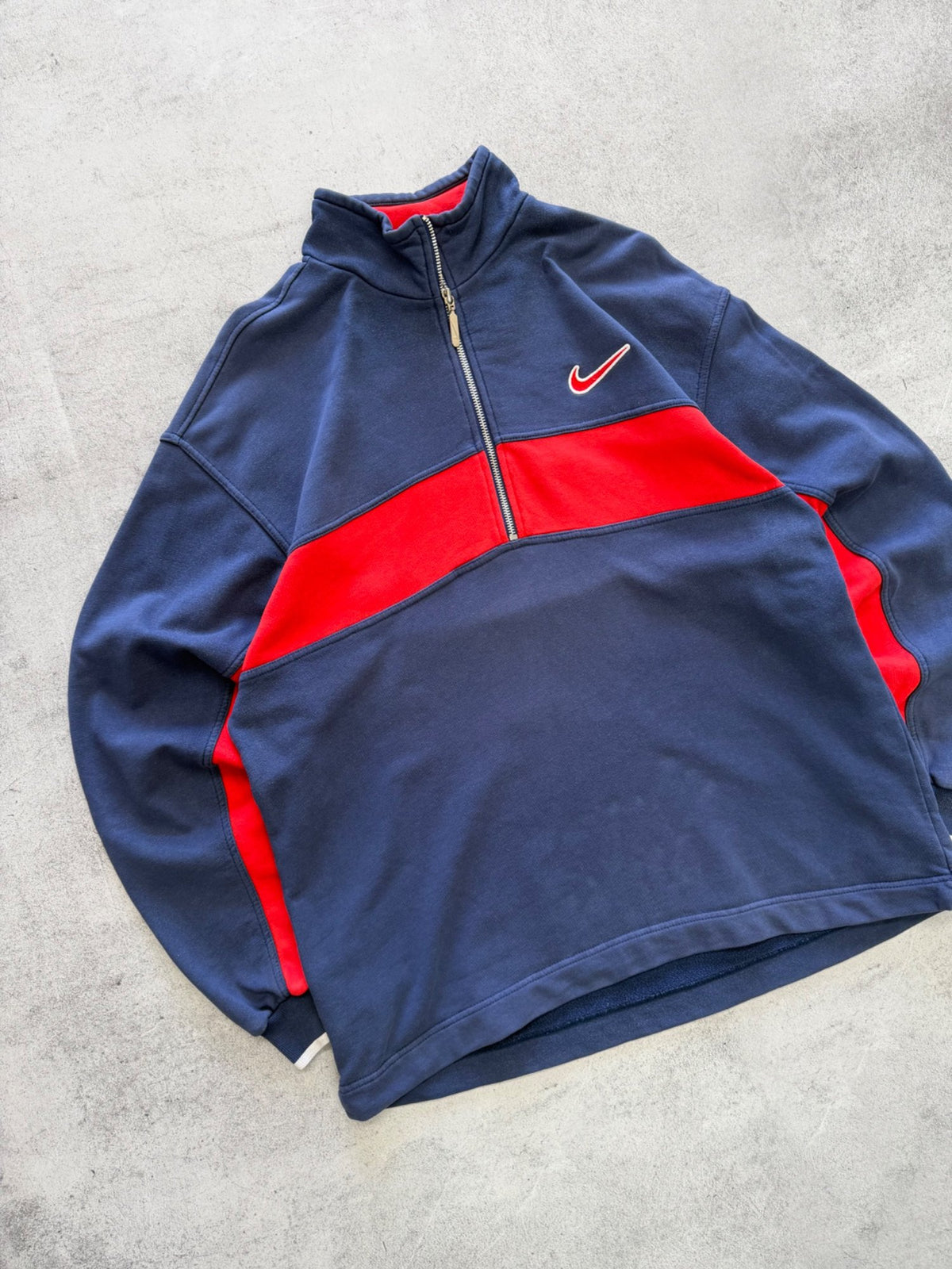 Vintage Nike Half-Zip Sweatshirt - L