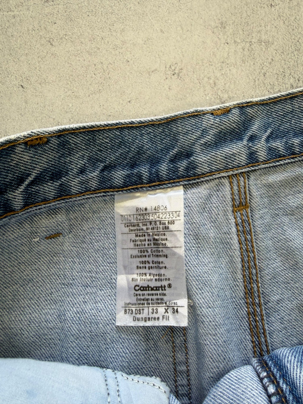 Vintage Carhartt Double Knee Dungaree Jeans - W33