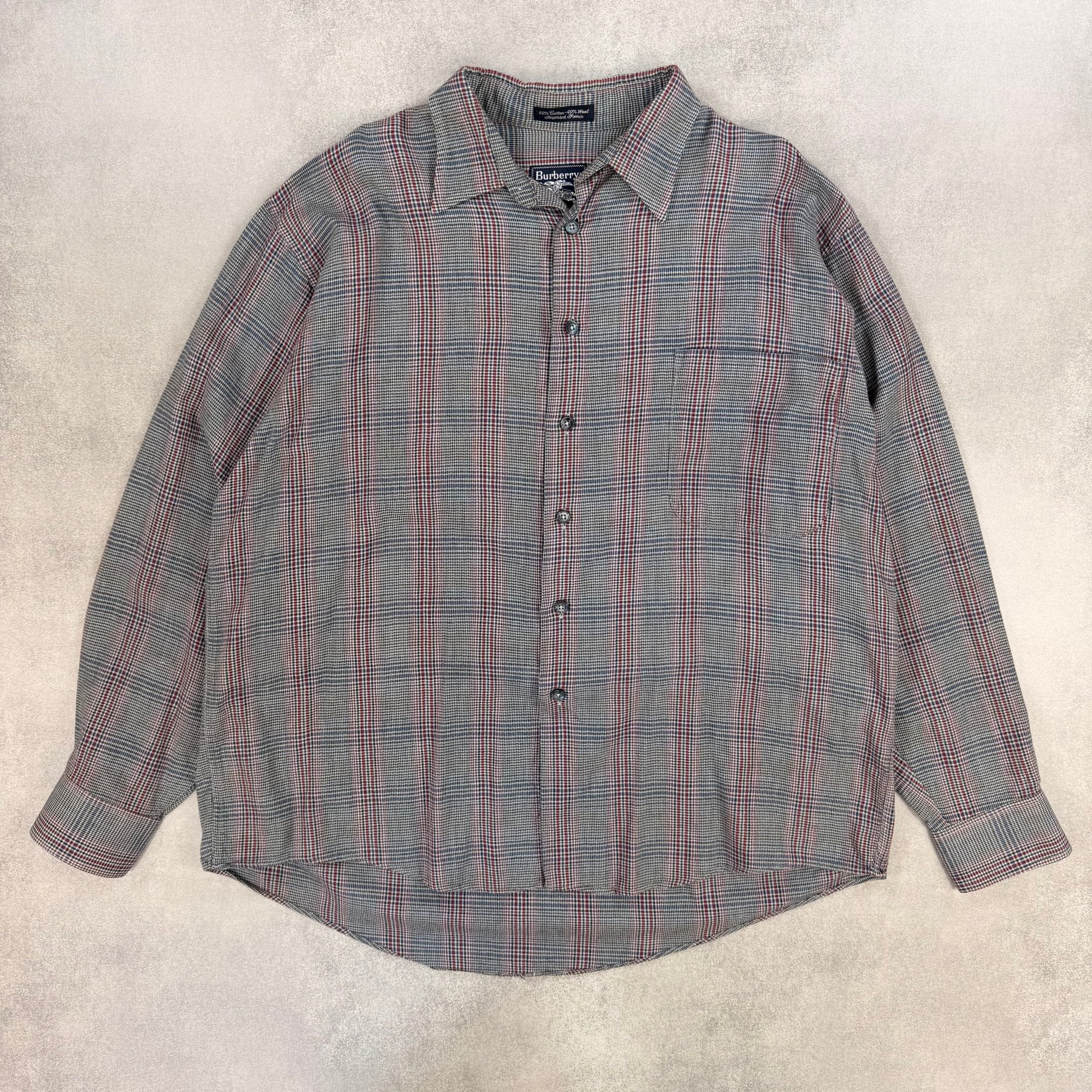 Burberrys Checked Shirt - L